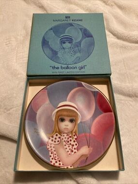 'The Balloon Girl' Decorative Plate - 1976